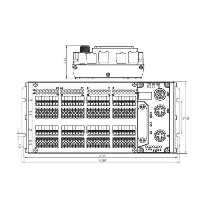 Multi-protocol module IP20、64DI/DO adaptive configuration、NPN、Terminal type、 Remote module、009M71